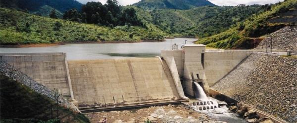 Lower Kihansi hydro plant in Tanzania